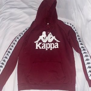 Kappa burgundy hoodie Large